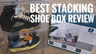 How to Build Best Stackable Shoe Sneaker Display Box Unboxing Review COSTCO