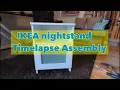 BRIMNES Nightstand white IKEA CANADA UNBOXING ASSEMBLY TIMELAPSE