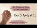 Gel X Application Tutorial Beginner Friendly Short Coffin Nails