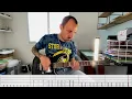 Wasted Age Guitar Cover + Tab On Screen (We Came As Romans) by Ludo Gratte (French) - Drop A#