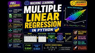 Multiple Linear Regression in Python Full Machine Learning Tutorial for Beginners PART 1