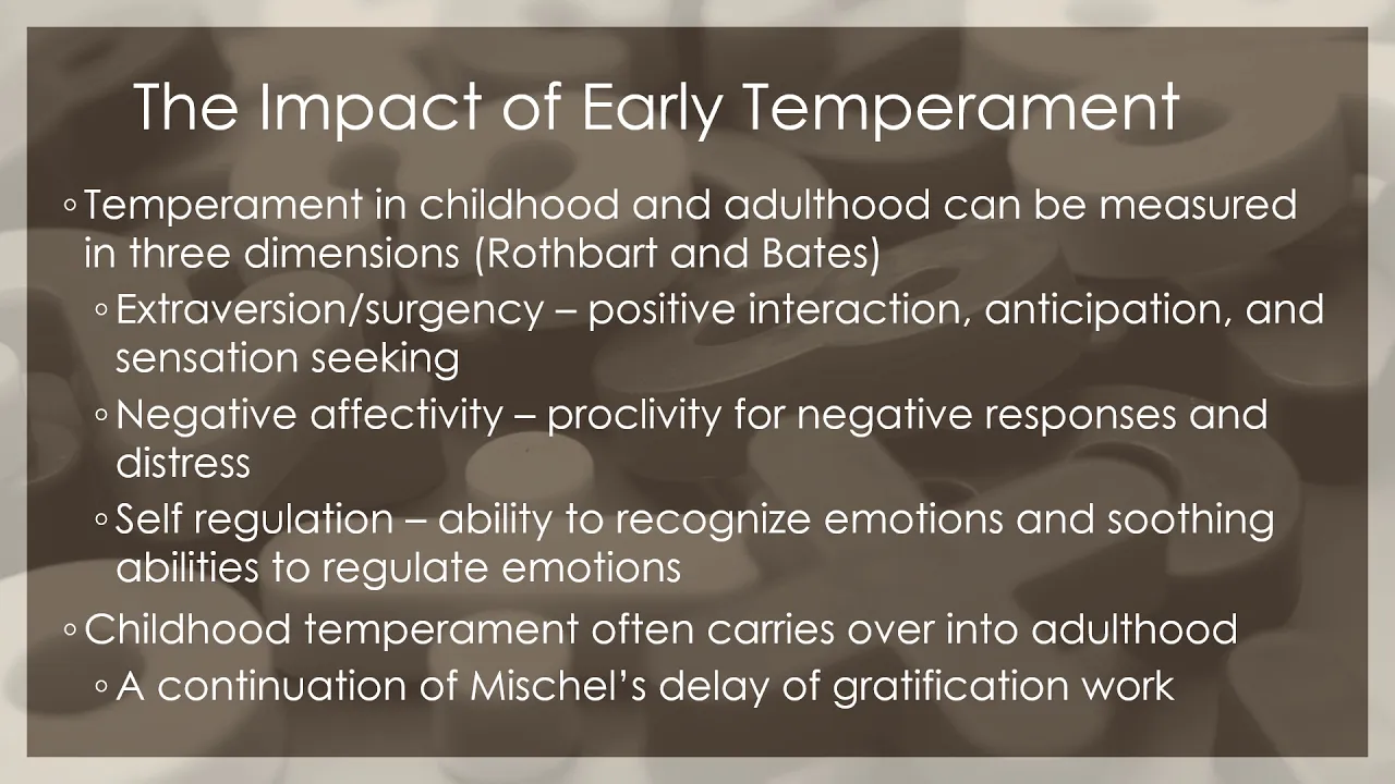 Module 9 Part 2 Temperament and Attachment Lifespan Development Recording