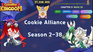Cookie Alliance Revamped Season 2-38 Easy - Master Rank Guide Cookie Run Kingdom