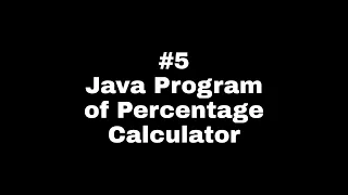 Percentage Calculator in Java Percentage Calc MyProParadise