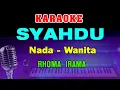Download Lagu SYAHDU - KARAOKE Nada Wanita | Rhoma Irama || Dangdut Lawas