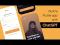 Build Flutter App With ChatGPT - Episode 1