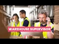 What is the role of a Warehouse Supervisor Career Guide - Job Description