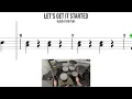 Let's Get It Started   Black Eyed Peas 🥁 Grade 2 Beginner Version