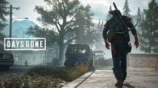 Days Gone Relaxing Ambient Walking through an Abandoned World ASMR