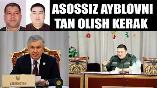 1-Қисм Қонун Доирасида жамоаси асоссиз айблонмоқда бу холатга вилоят прокуратурасидан изох кутамиз