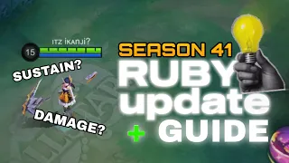 Don t use RUBY until you watch this New RUBY Short Guide for Season 41 ikanji MLBB