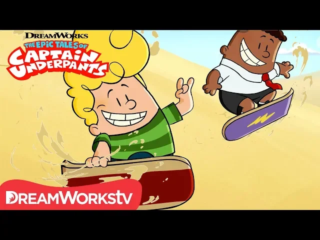 A World Without Homework | DREAMWORKS THE EPIC TALES OF CAPTAIN UNDERPANTS