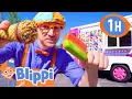 Blippi Works in an Ice Cream Truck for the Day BEST OF BLIPPI TOYS Educational s for Kids