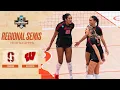 Wisconsin vs. Stanford: 2025 NCAA volleyball regional semifinal highlights