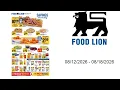 Food Lion Weekly Ad - 2026
