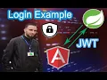Angular Spring Boot JWT Authentication Example User Login with Spring Security Back Front