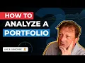 How to Analyze a Portfolio Better than Professional Investors
