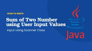 Java Program to Add Two Numbers ICSE Computer Class