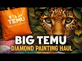 BIG Temu Diamond Painting Haul Budget Friendly Diamond Art Fun and Relaxing Unboxing