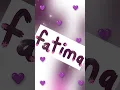Download Lagu Fatima 💓 name art WhatsApp status #shorts  #fatima