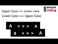 Upper case to Lower case Lower case to Upper case C Programm Codeblocks