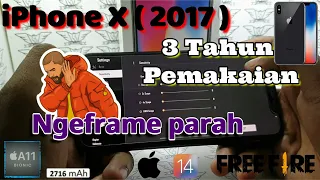 Download iPhone X Ram 3 GB Game Test Freefire Handcam || Apple A11 Bionic (10nm) || Battery 2716 mAh MP3