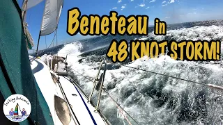 Sailing our Beneteau through STORM FORCE winds! Sailing Bohemia Ep.94