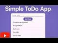 Made My First Android App in 7 Minutes Simple To-Do App using Java developeraid