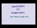 Simultaneous 1D Random Walk