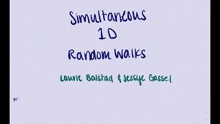 Simultaneous 1D Random Walk
