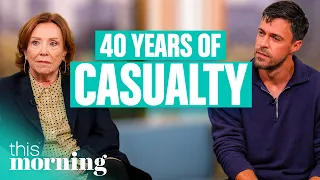 Casualty's Melanie Hill & Olly Rix Tease 'Apocalyptic' 40 Year Special | This Morning