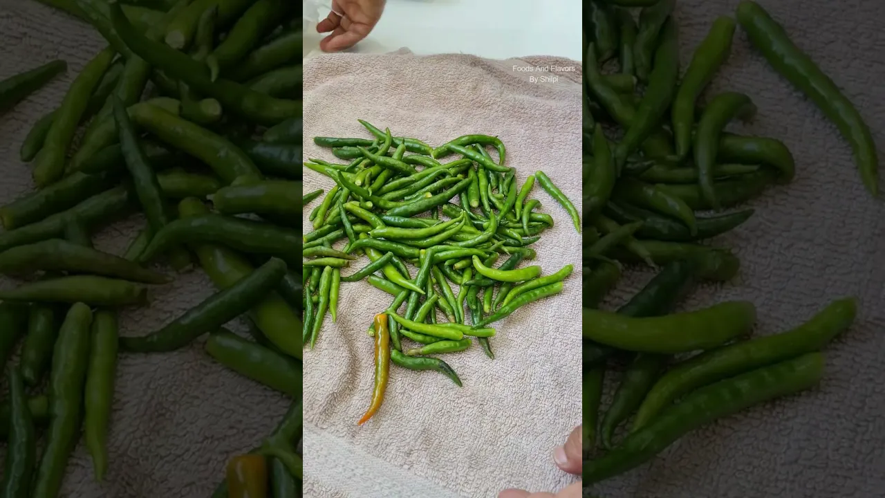 Smart way to store Chillis for weeks  Awesome Kitchen Tips#kitchentips #foodsandflavorsbyshilpi