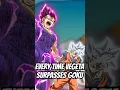 Every Time Vegeta SURPASSED Goku #dragonball #dbz #goku