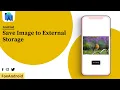 How to Save Image to External Storage in Android Studio Save Image Android Studio Tutorial