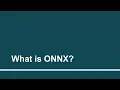 What is ONNX Part - 68 Machine Learning with ML Net for Absolute Beginners