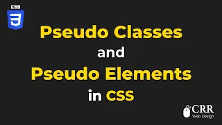 Pseudo Classes and Pseudo Elements in CSS