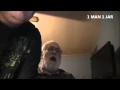 Angry Grandpa watches 2 guys 1 horse and 1 Man 1 Jar