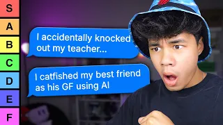 ranking your WORST confessions...