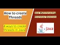How to Create Threads in Java Java Multithreading Interview Question