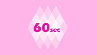 60 Second Timer Basic Pink