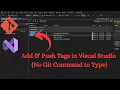 How to Add Push Tags in Visual Studio No Git Command to Know