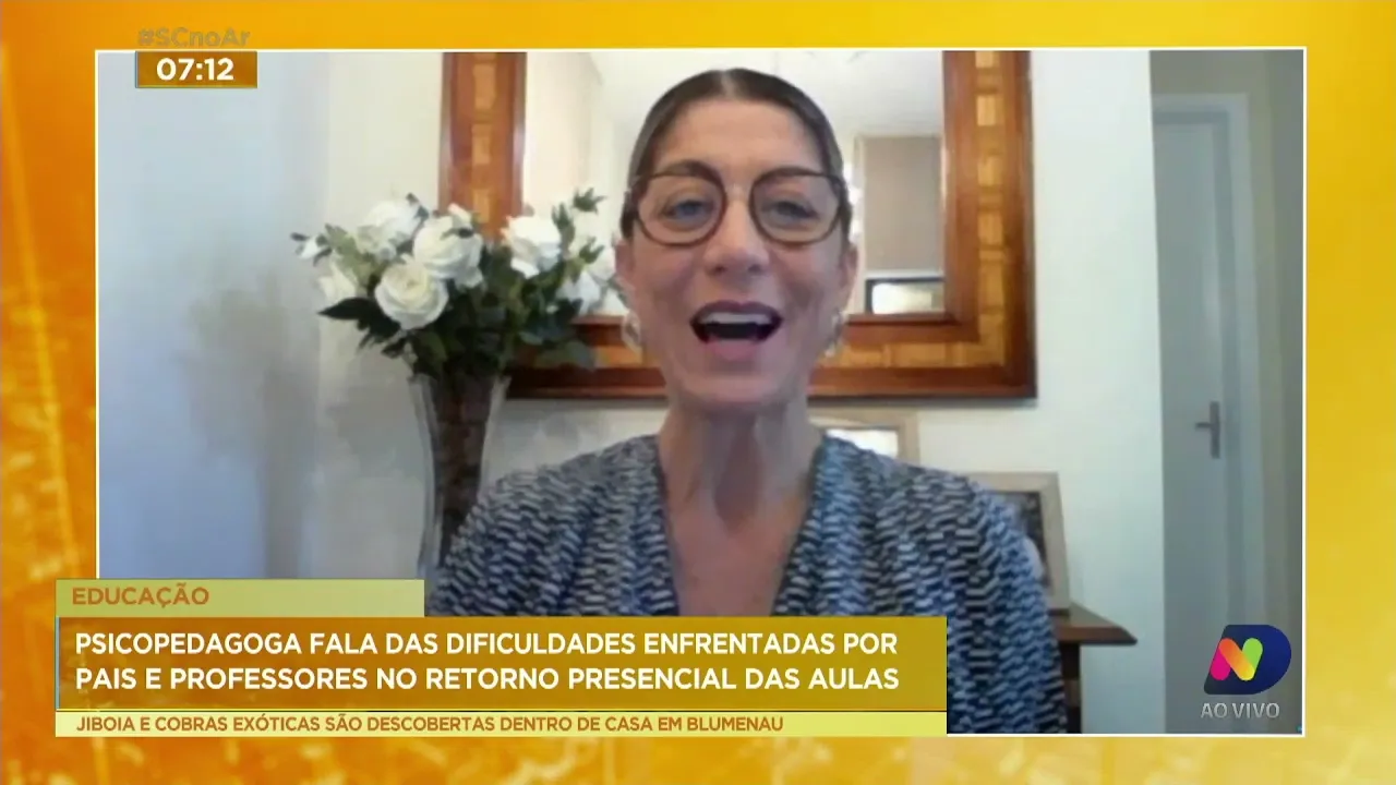 Psicopedagoga fala das dificuldades apresentadas pelos pais e professores na volta às aulas