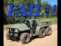 John Deere Gator 6X4 Ride FAIL