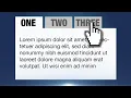 How to Create Tabs with only HTML CSS