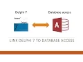 Link delphi 7 to Database access