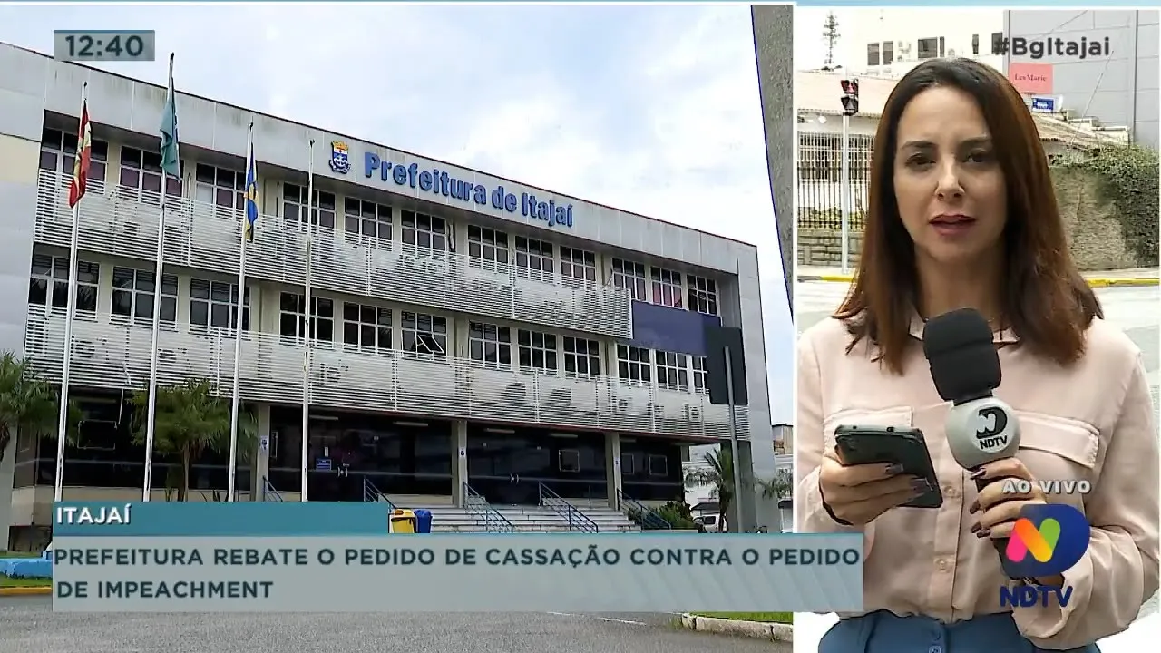 Prefeitura de Itajaí rebate o pedido de casacão contra o pedido de impeachment