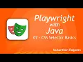 Playwright with Java - CSS Selector Basics