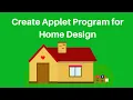 How to create simple Home Design program in java Applet