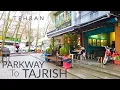 Download Lagu Tehran 2021 Morning Friday Rainy Valiasr Street from Parkway to Tajrish Square/تهران ولیعصراسفند ۹۹