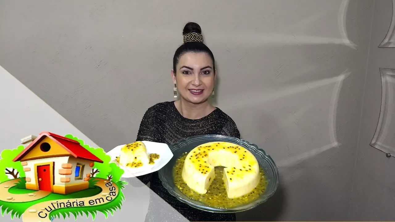 PUDIM DE MARACUJÁ QUE NÃO VAI AO FORNO